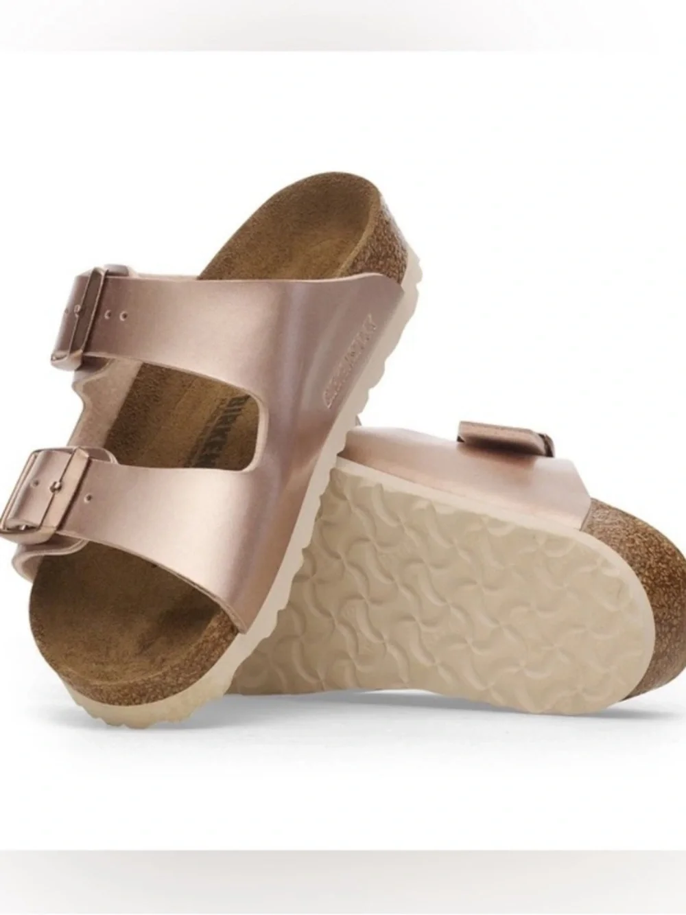 Birkenstock Arizona Kids Electric Metallic Copper Sandals 11